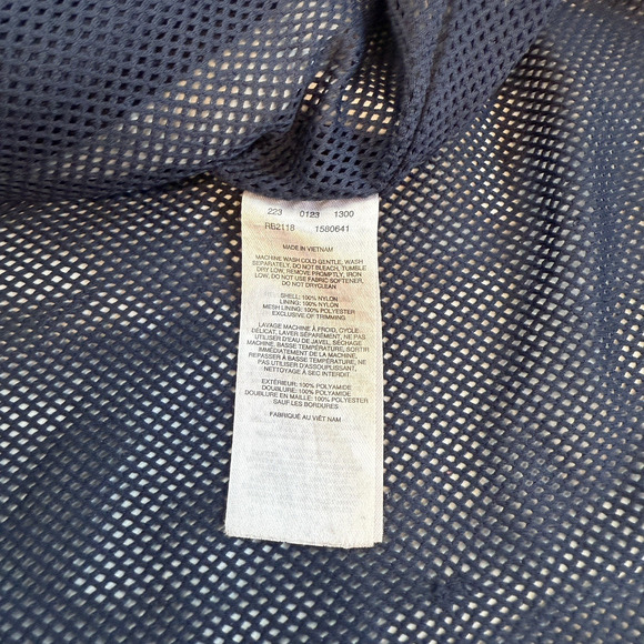 Columbia Omni-Tech Rain Wind Hooded Full Zip Blue Jacket Coat Boys L 14/16 - Picture 5 of 8